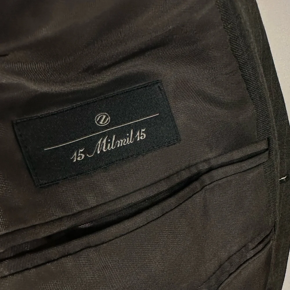 E. Zegna Neiman 15 Mil 15 Pinstripe Blazer IT 52L,US 46L Italy Ermenegildo